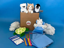 Charger l'image dans la visionneuse de la galerie, Slumber themed party pack of 5 teddy making