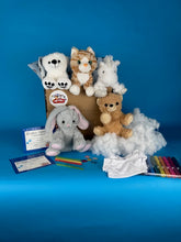 Load image into Gallery viewer, Plush Teddy making 5 pack with t shirt kits