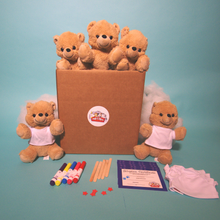 Charger l'image dans la visionneuse de la galerie, Teddy Bear making Brown Bear 5 pack with T shirts  -Par-T-Pets