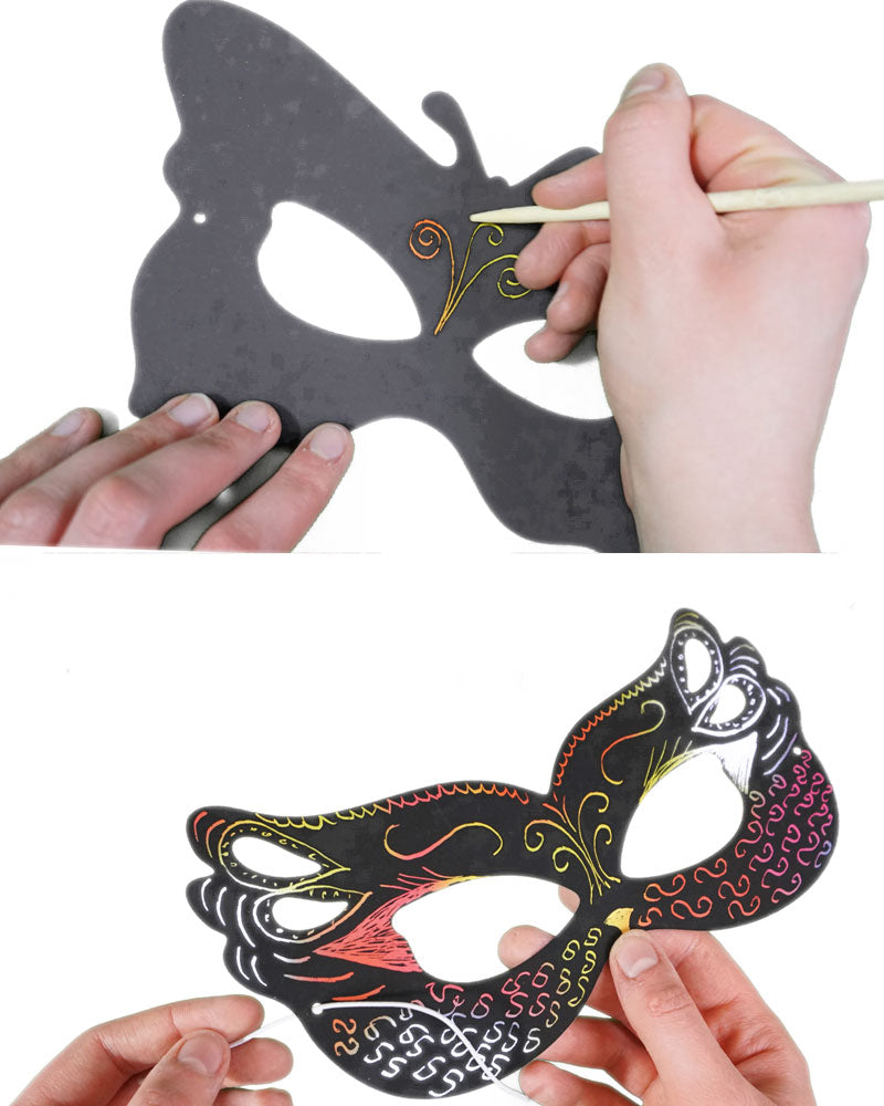 SCRATCH ART MASK KIT – Par-T-Pets