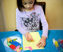 Charger l'image dans la visionneuse de la galerie, finishing the sand art project