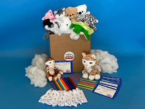 Super hero themed teddy making kits 