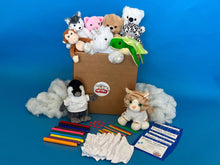 Load image into Gallery viewer, Plush Teddy making kits 10 pack with shirts
