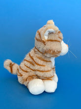Load image into Gallery viewer, Orange plush cat side view