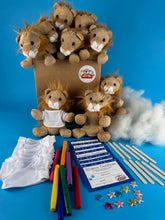 Load image into Gallery viewer, Plush Lion 10 pack with shirts