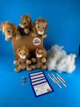 Load image into Gallery viewer, Plush Lion 5 pack 