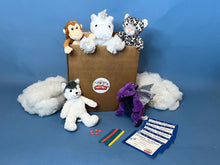 Load image into Gallery viewer, Plush teddy making 5 pack kit