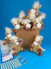 Load image into Gallery viewer, Plush Brown Horse 10 pack 