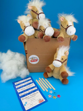 Load image into Gallery viewer, Plush Horse 5 pack adopt and stuff