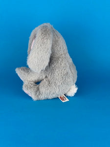 Grey bunny side view