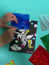 Load image into Gallery viewer, unicorn foil art craft