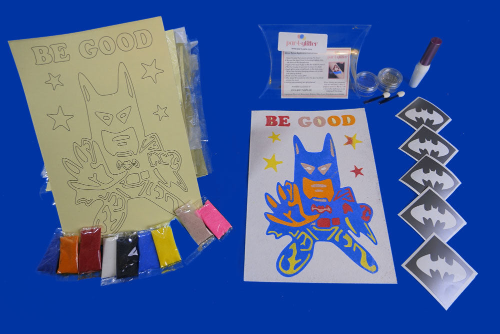 SUPERHERO CRAFT KIT SAND ART – Par-T-Pets