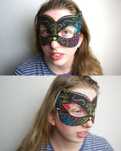 Load image into Gallery viewer, GIRL WITH SCRATCH MASK CRAFT ON