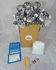 Snow Leopard Teddy Making Kit