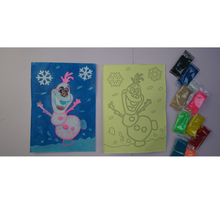 Load image into Gallery viewer, Winter Wonderland Holiday Par-T-Pet Snowman sandart