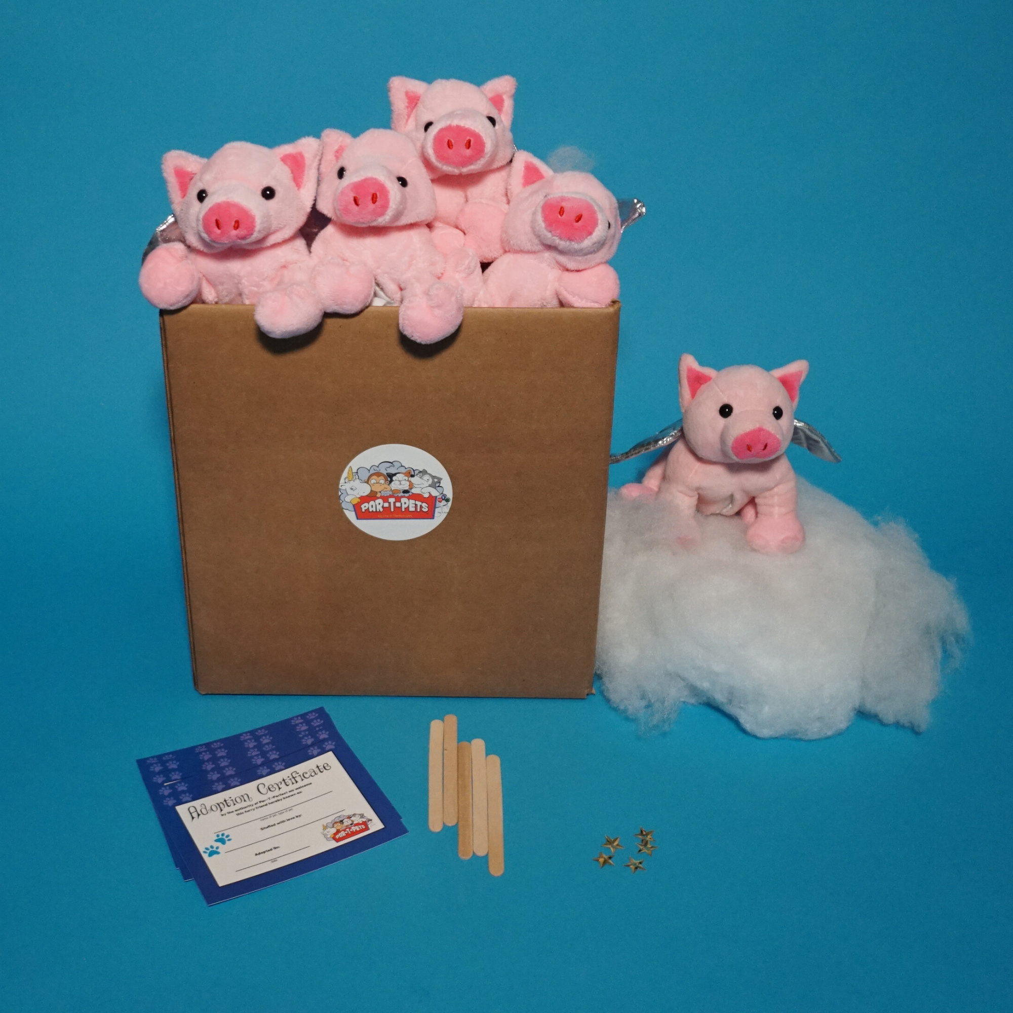 FLYING PIG PLUSH TEDDY MAKING KIT Par T Pets