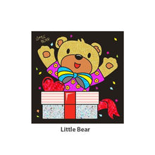 Load image into Gallery viewer, Teddy bear foil art