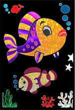 Load image into Gallery viewer, Under the sea theme foil art