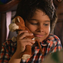 Load image into Gallery viewer, Boy with plush monkey 