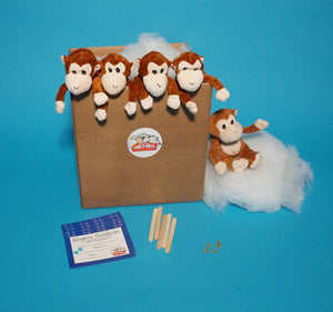 Monkey Plush Teddy Making Kit  5 pack