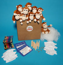 Load image into Gallery viewer, Monkey Plush Teddy Making Kit With T Shirt Accessory